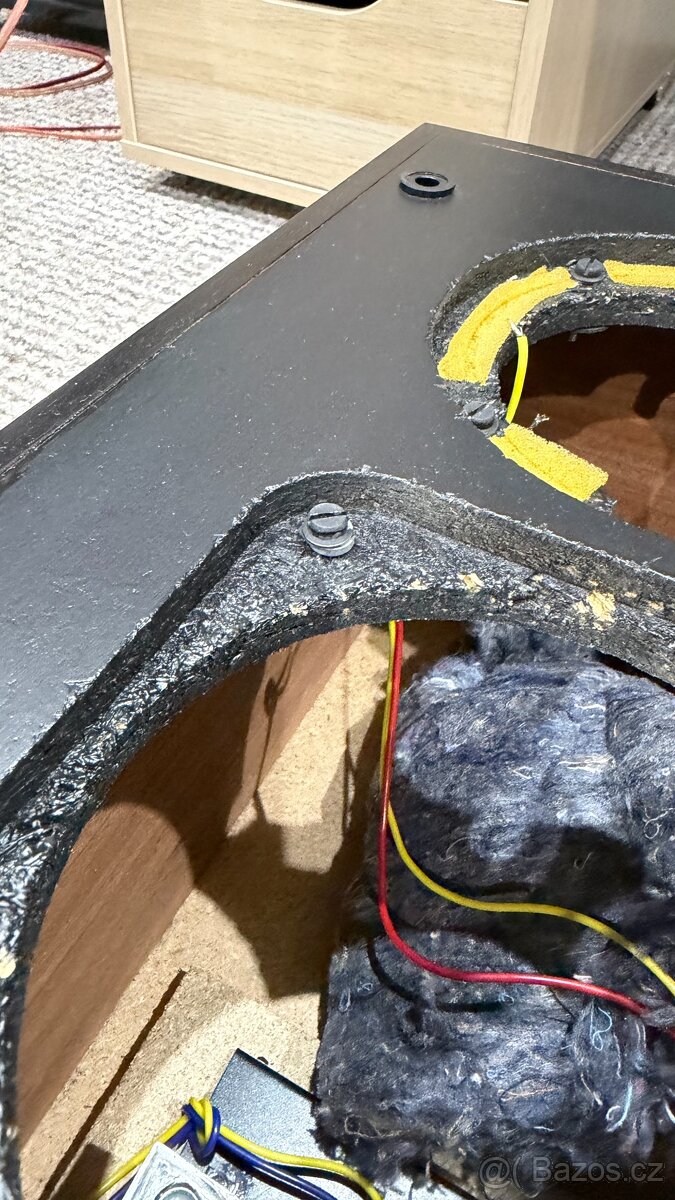 TESLA repro boxy ARS 1038 - korpusy + vyhybky - 12