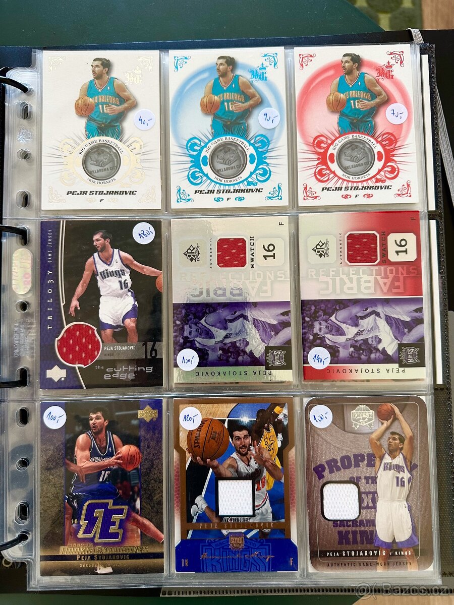 NBA karty (limitky,podpisovky, dresovky) - 12