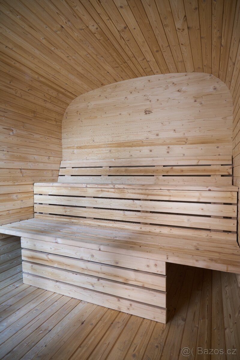 Finská sauna hranatá thermowood 240 - 12