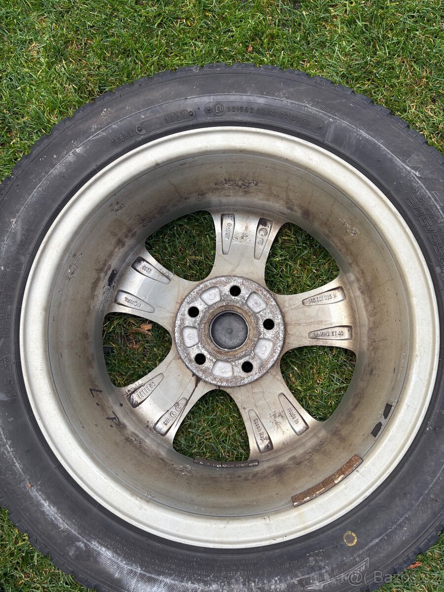 ALU DISKY SE ZIMNÍ PNEU 205/55 R16 - 12