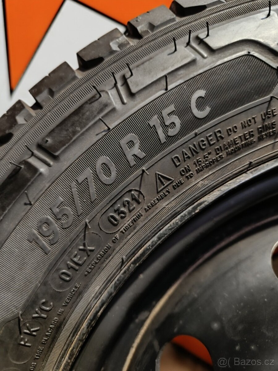 Kompletní celoroční kola na Fiat Ducato 195/70R15C - 12