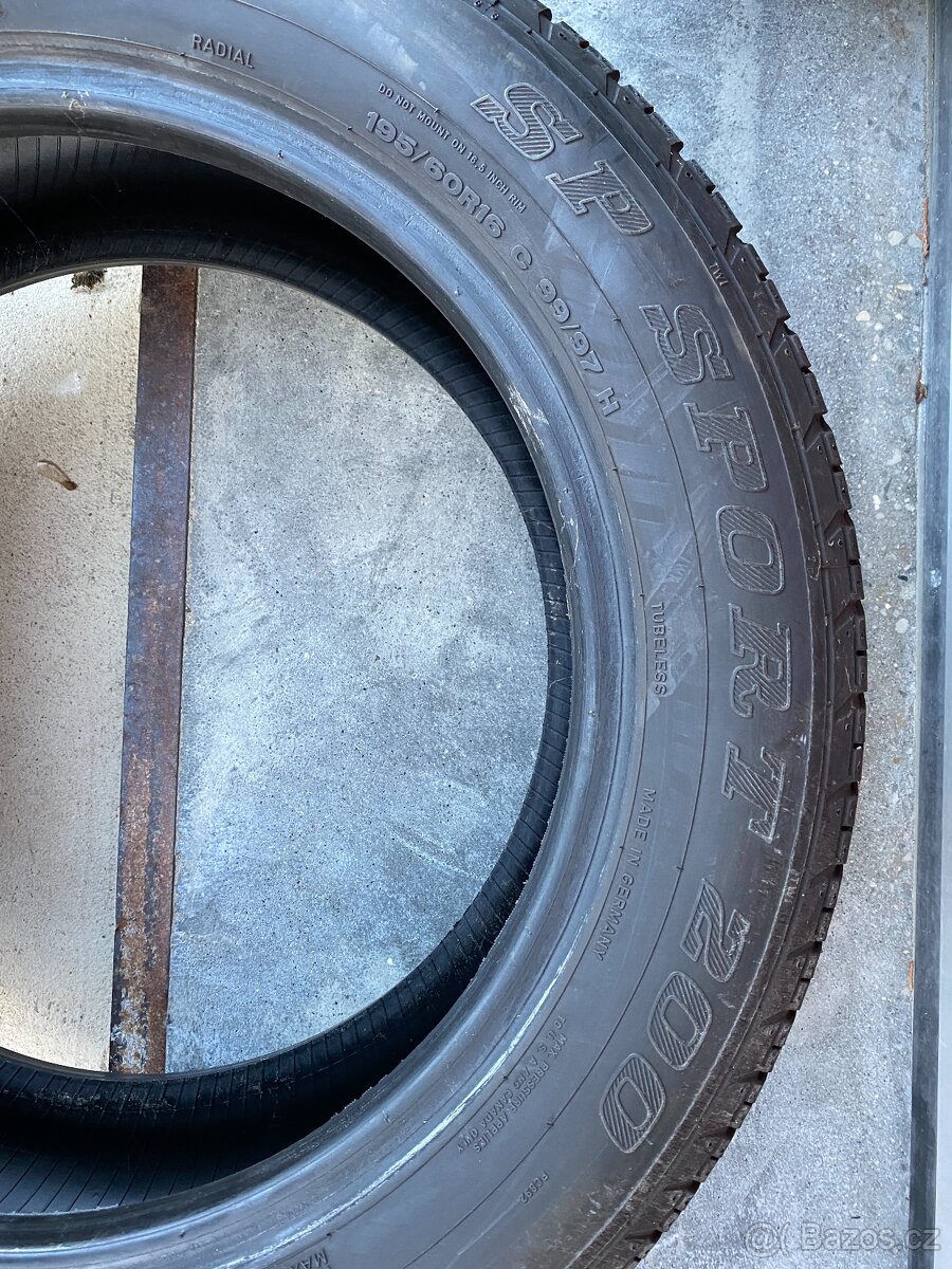 PNEU DUNLOP SPORT - 195/60 R16 C - sada č. 43 - 12