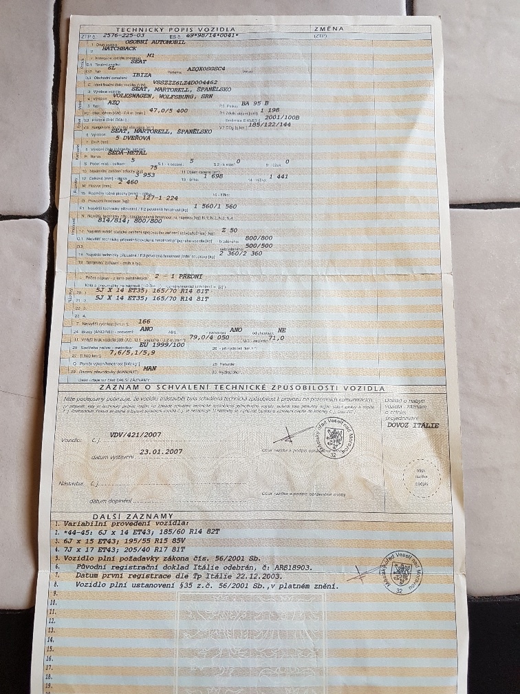 Seata Ibiza 2003- převodovka a startér - 12