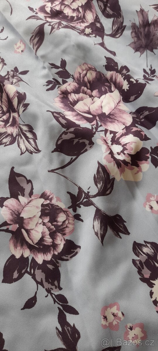 Květované dlouhé šaty se šněrováním - NOVÉ - 12