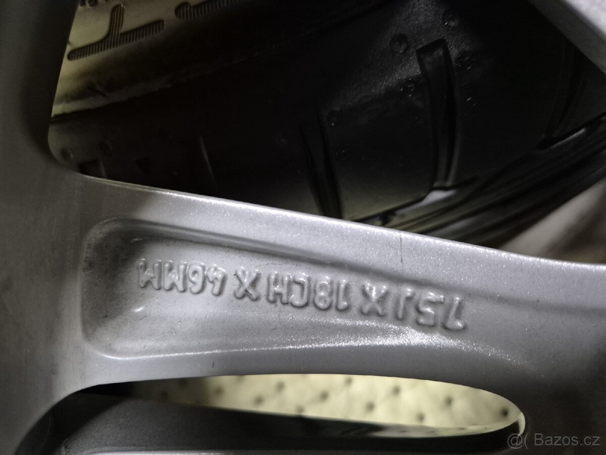 Alu kola Originál Jaguar XE 5x108 Dunlop 225/45/18 TPMS - 12