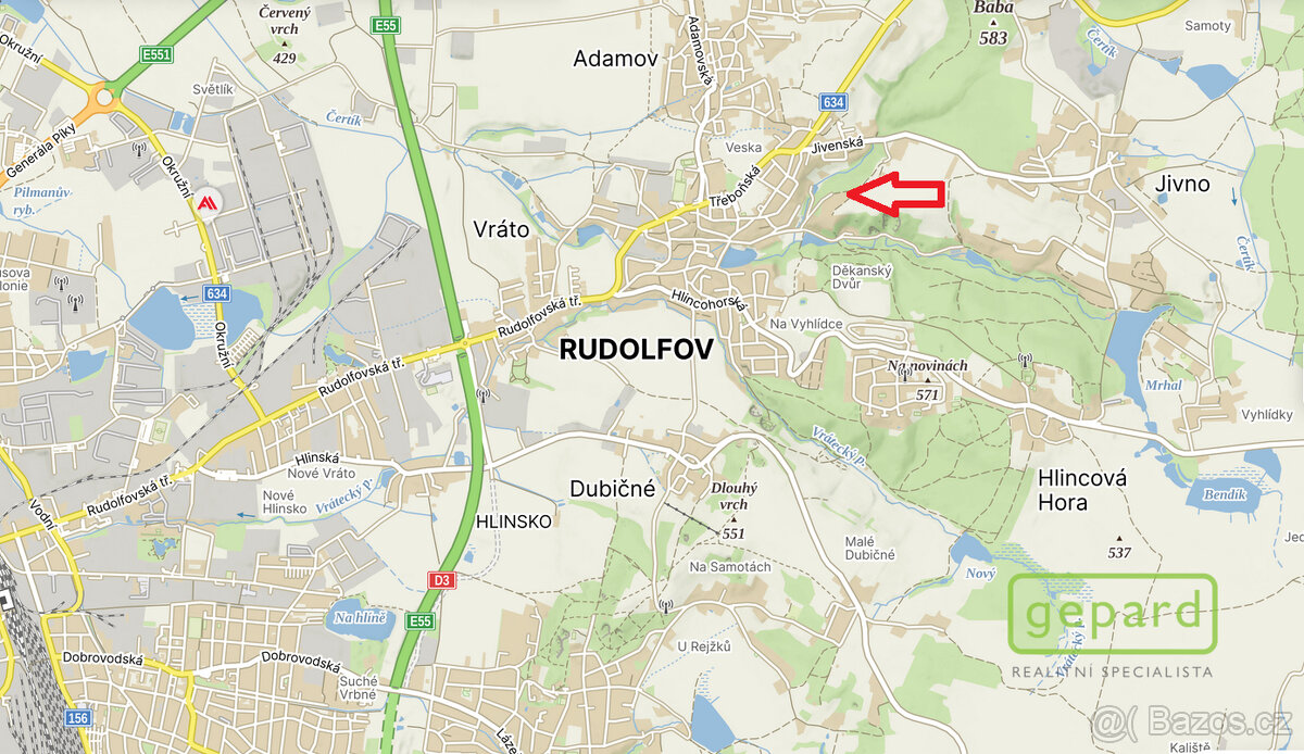 Prodej pozemku na výstavbu chaty u ČB - 12