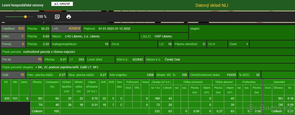 Prodám pozemky v katastrálním území Český Dub - 12