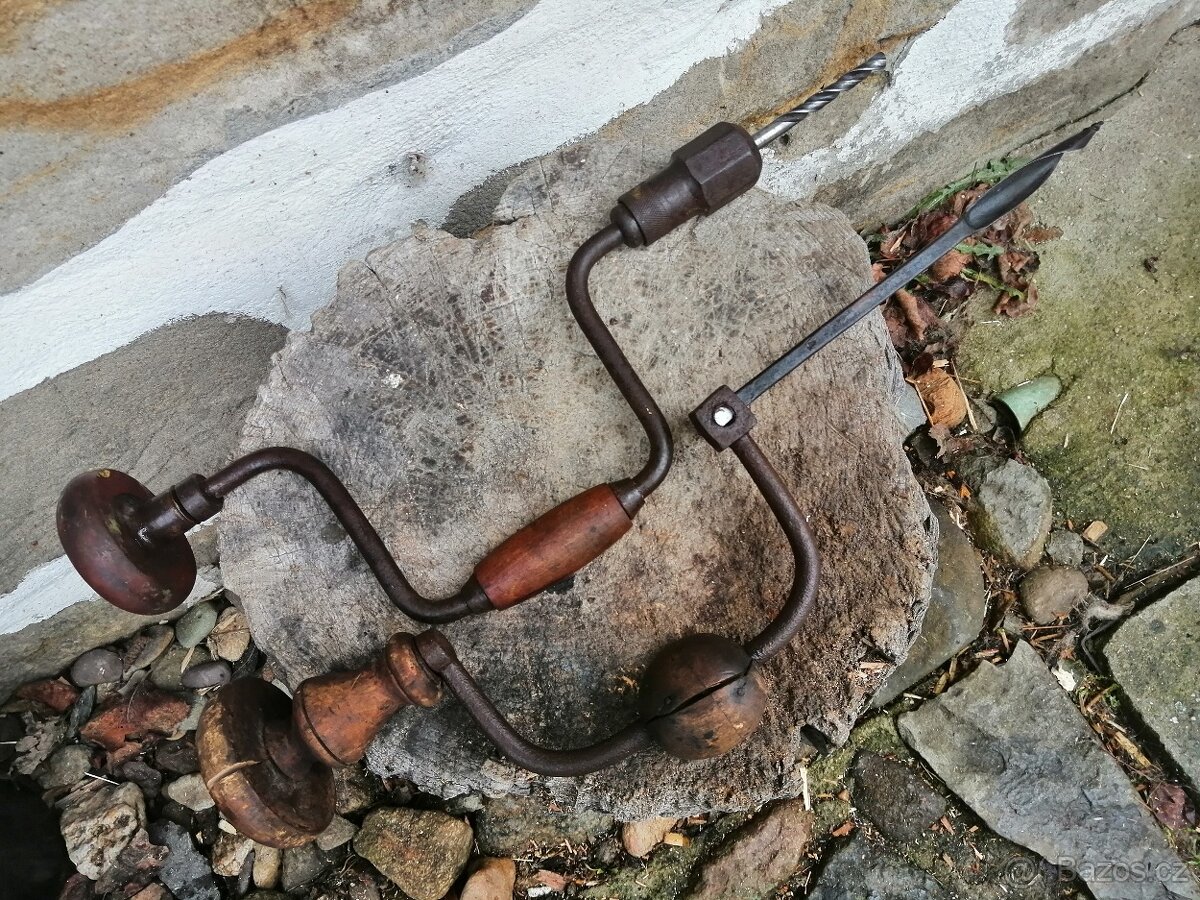 Starožitné ruční vrtačky - 12