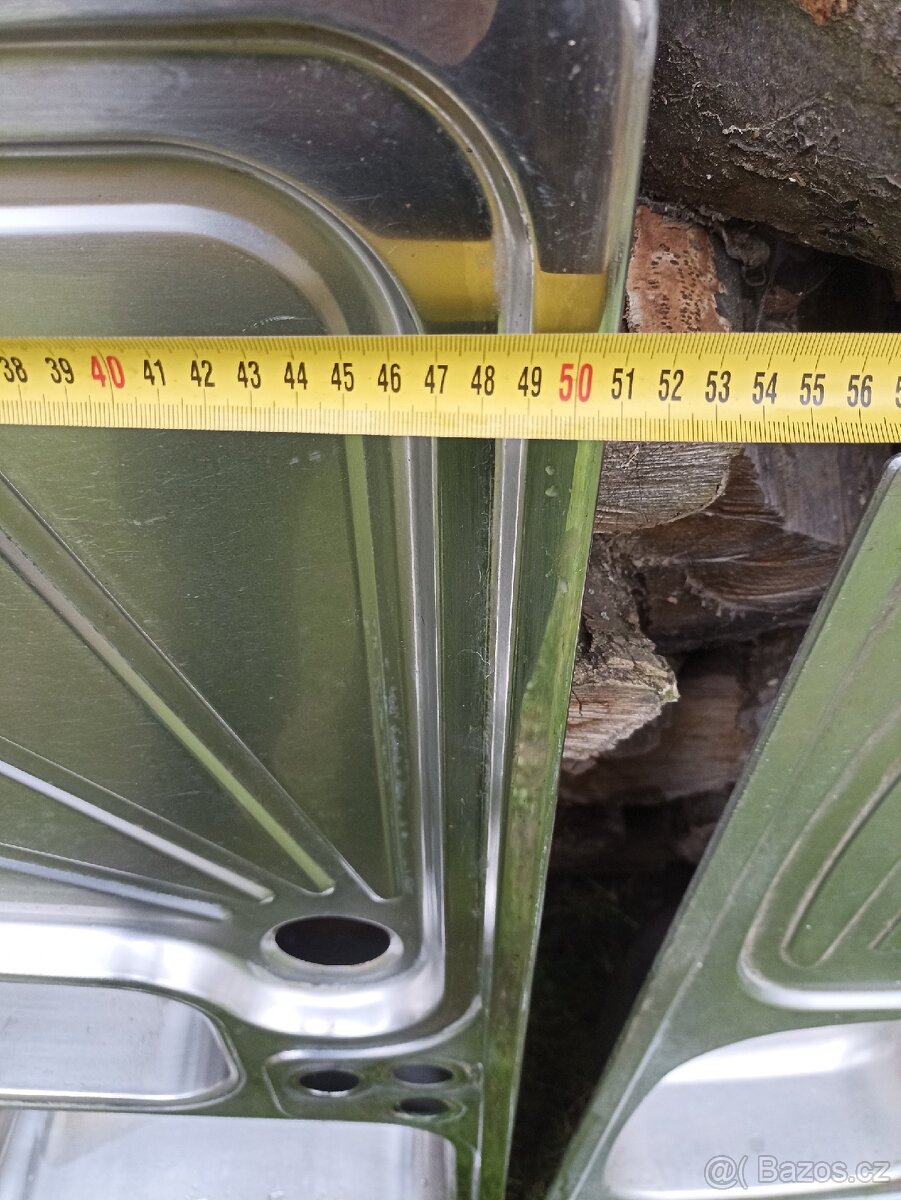 6 ks nerezový dřez - různý profil - 12