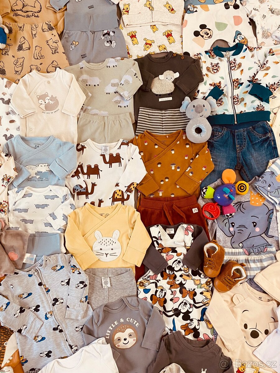 Balík oblečení na miminko 0-6 m neutrál Rezervace - 12