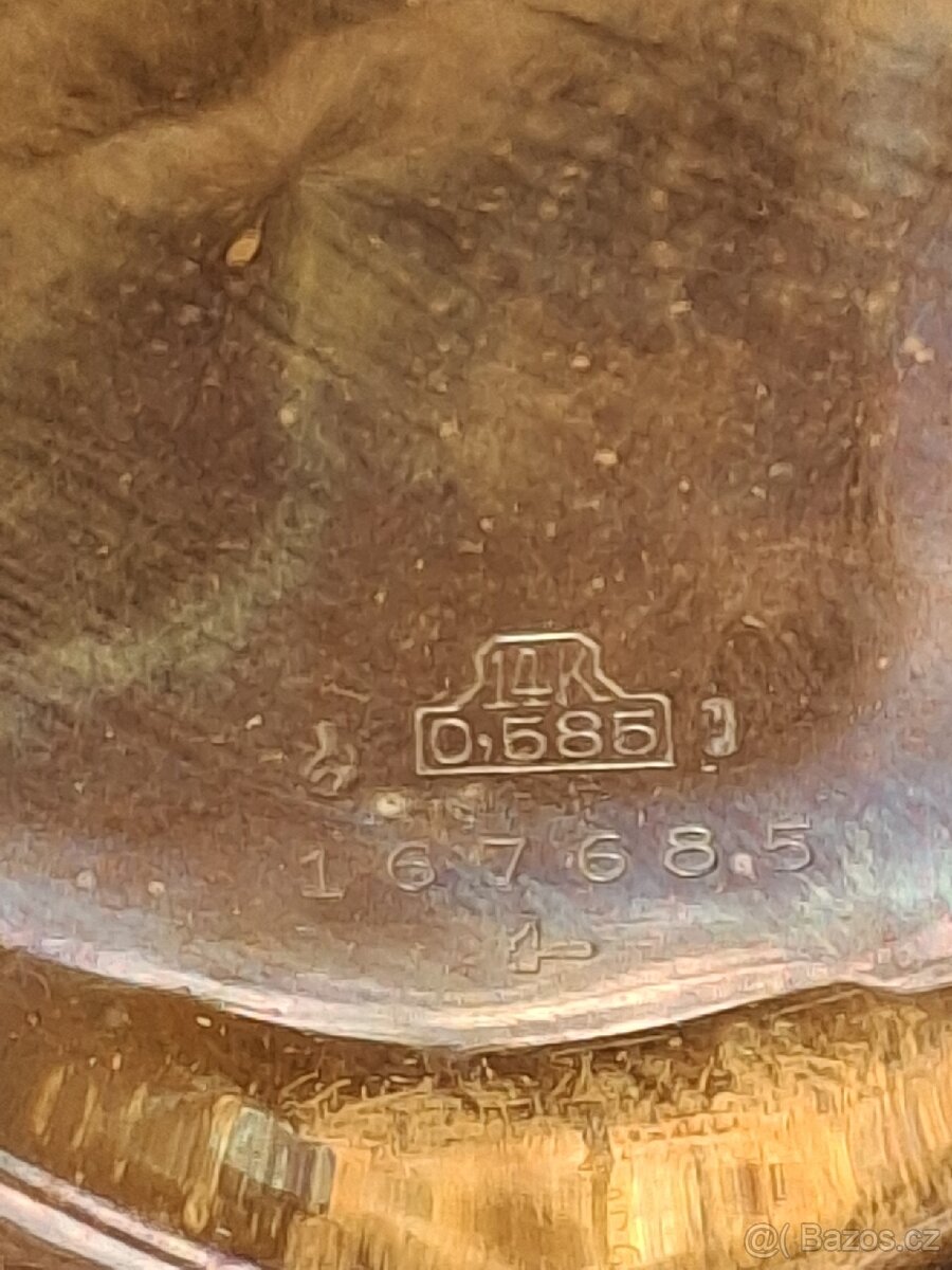 Zlaté kapesní hodinky J.Calame Robert - 12