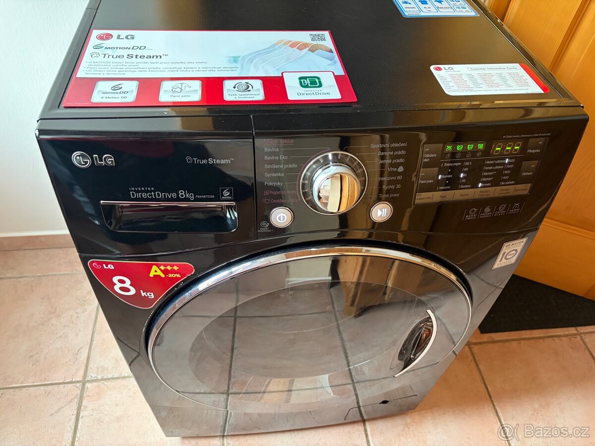 Prodám pračku LG F84A8TDS6 – 8 kg, A+++ – plně funkční - 12