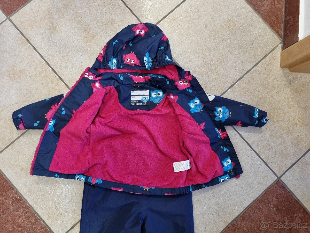dětské bundy, kombinéza a vesta vel. cca 86/92 - 12