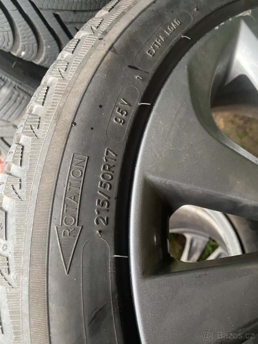 Alu kola 17” 5x114,3 Toyota a zimní pneu 215/50/R17 - 12