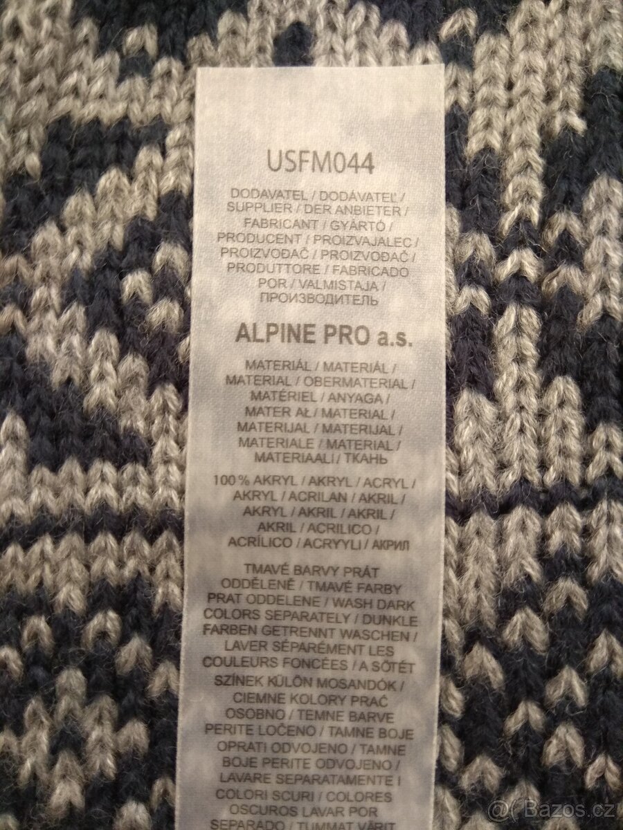 Nová unisex zimní šála ALPINE PRO - 180 cm - 12