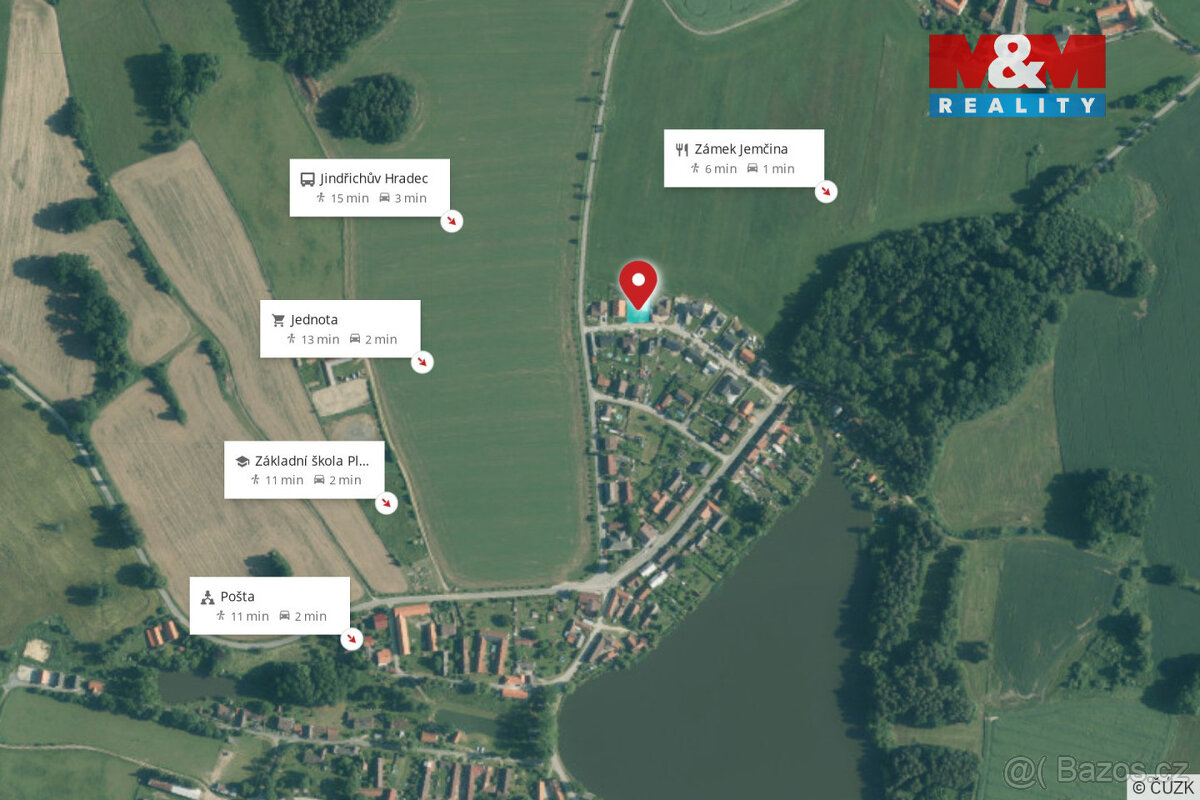 Prodej pozemku k bydlení, 748 m², Hatín - 12