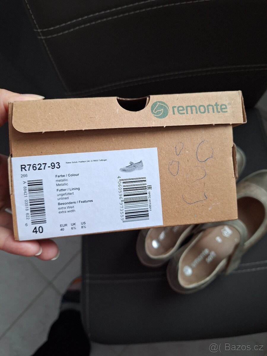 Baleríny Remonte Rieker v.40 - 12