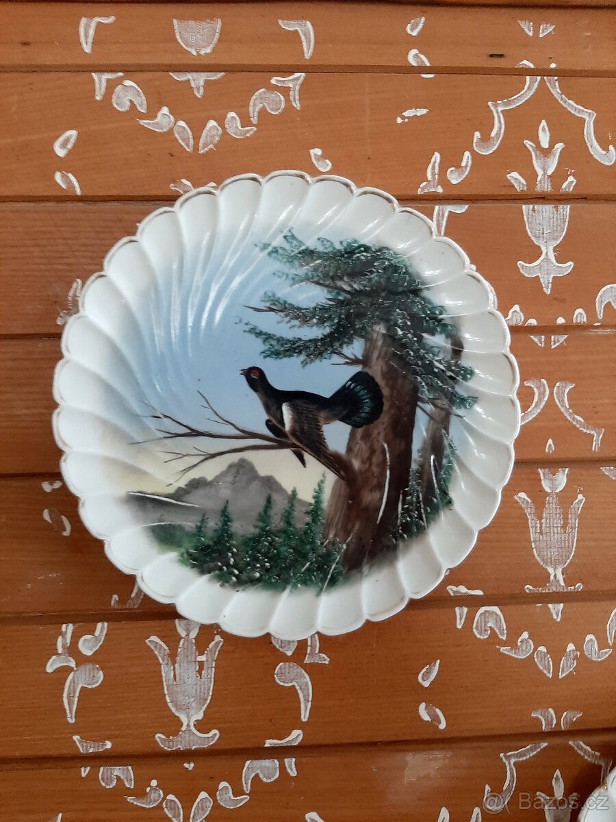 myslivost, soubor dekoračních předmětů - 12