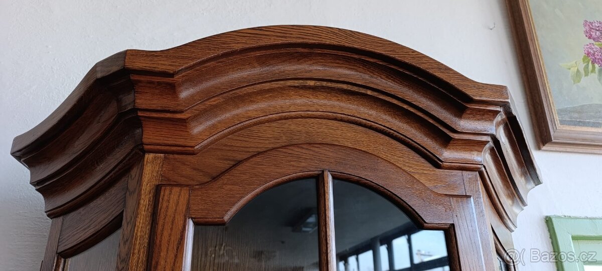 Rustikální vitrína, masív, Nábytek s příběhem - 12