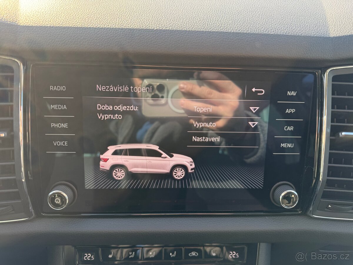 Škoda Kodiaq 2018 2.0TDi 110kw DSG 4x4 Webasto Tažné - 12