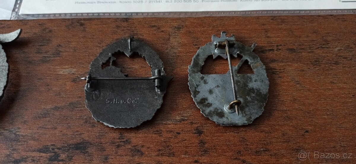 Německo bojové, válečné odznaky. - 12