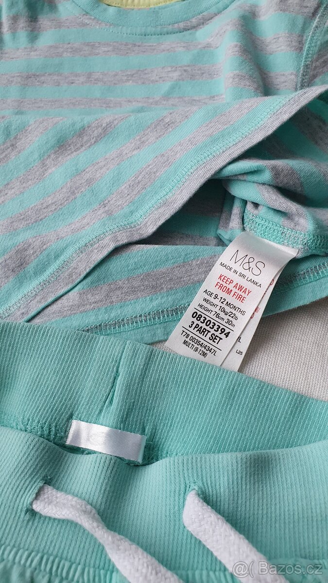 20 Kč/ks Letní oblečení 74/80 a 80 - 12