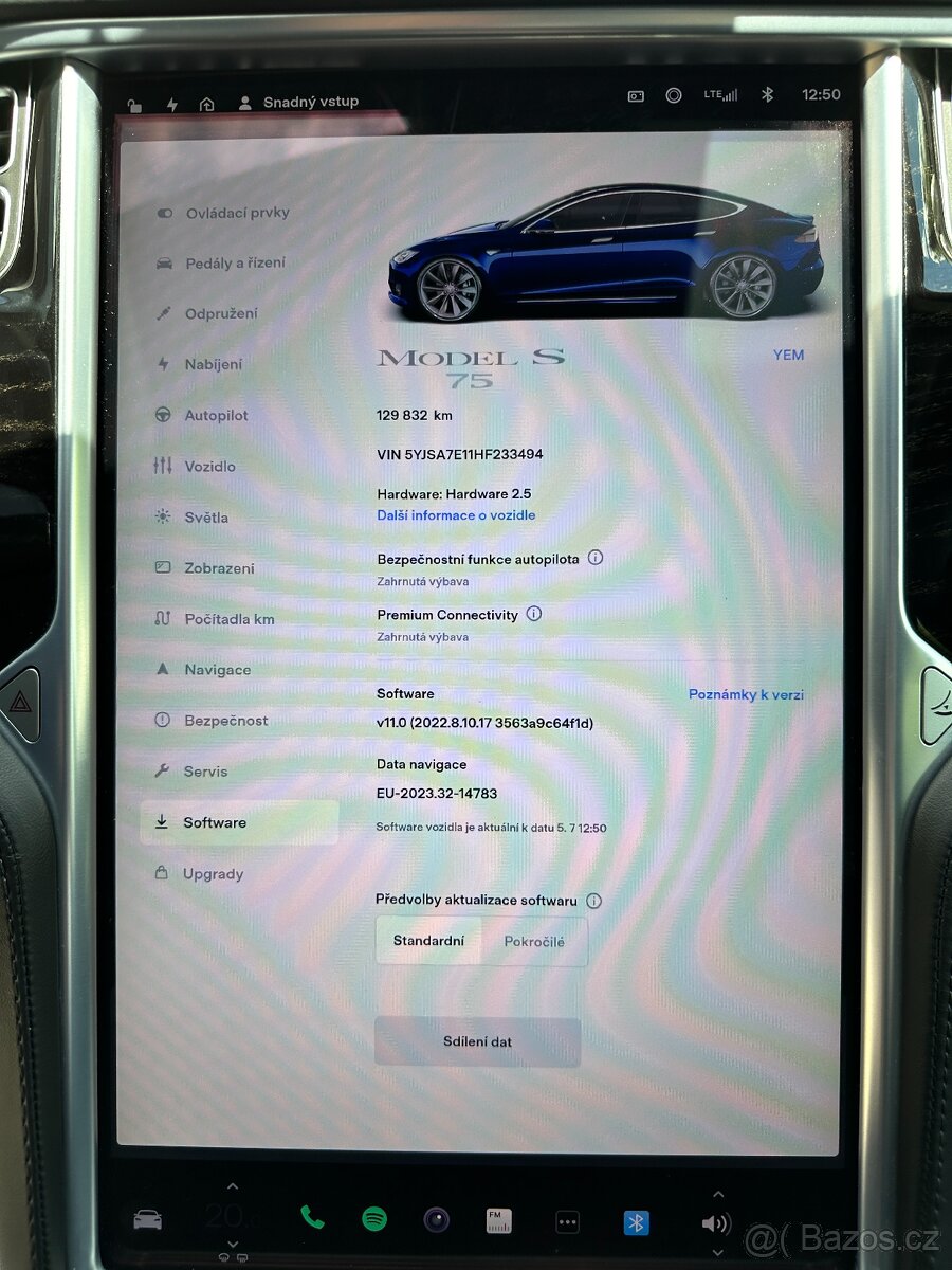 Tesla Model S 75 386 kW - 12