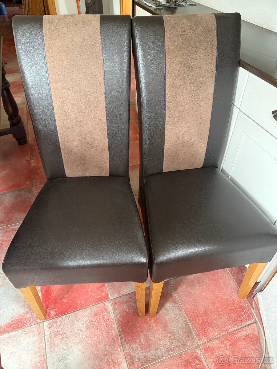 Jídelní židle Vintage vysoká moderní - 2 kusy - 12