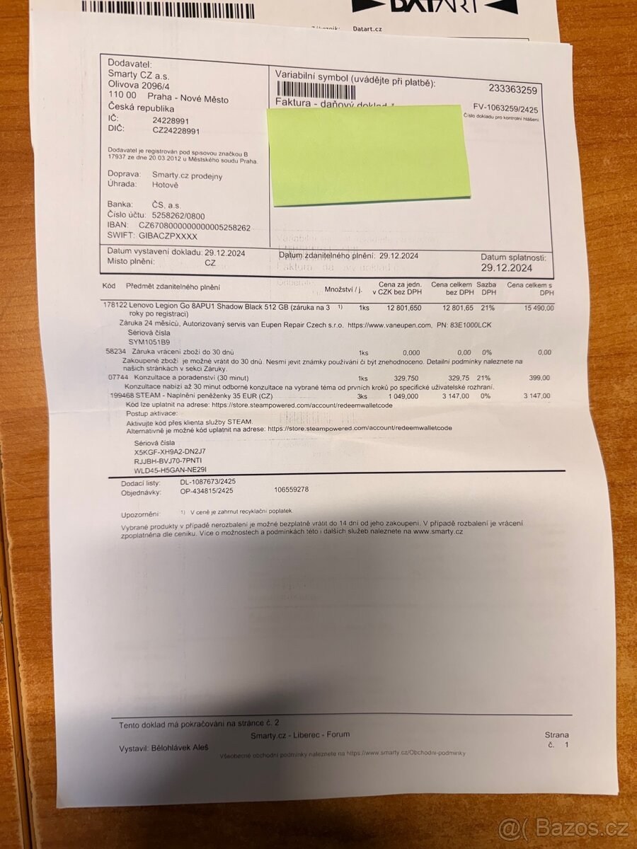 Lenovo Legion Go 8APU1 Shadowblack - 12