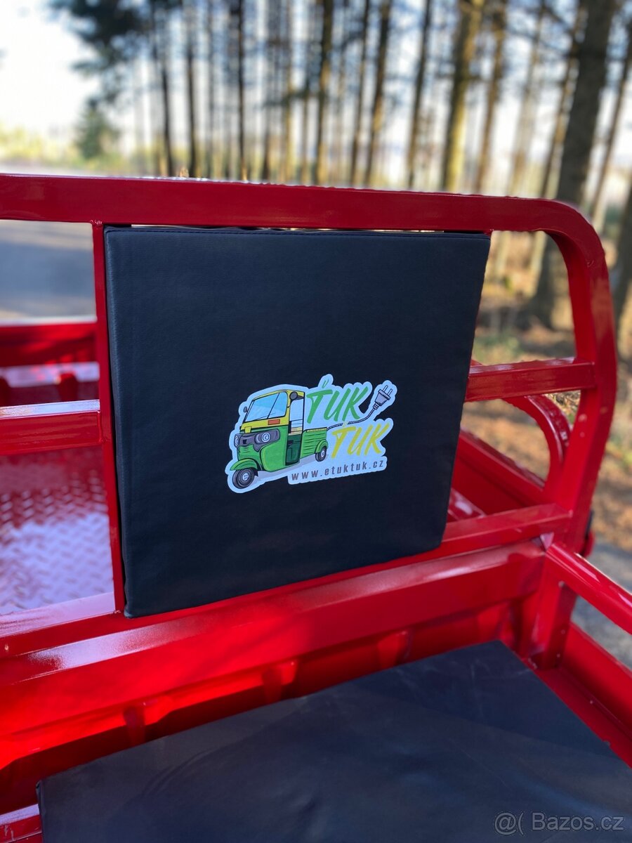 Elektro Pracovní Tříkolka - Tuk Tuk | 600kg nosnost | 45km/h - 12