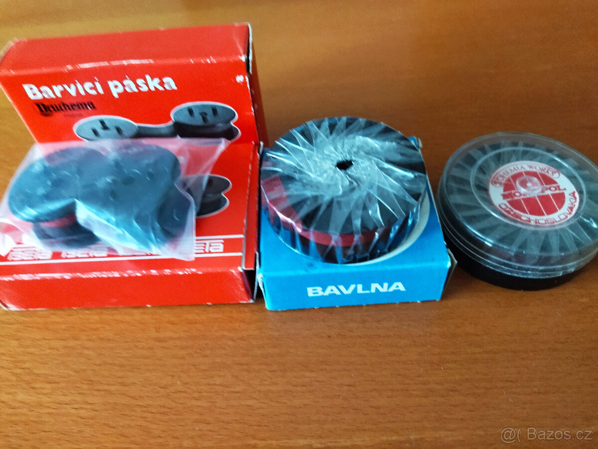 Nitě do šicího stroje, výšivka na kanavě, barvící páska do p - 12