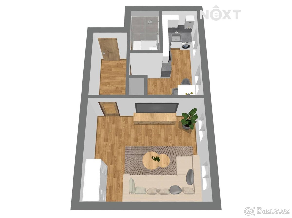 Prodej byt 1+1, 40㎡ - 12