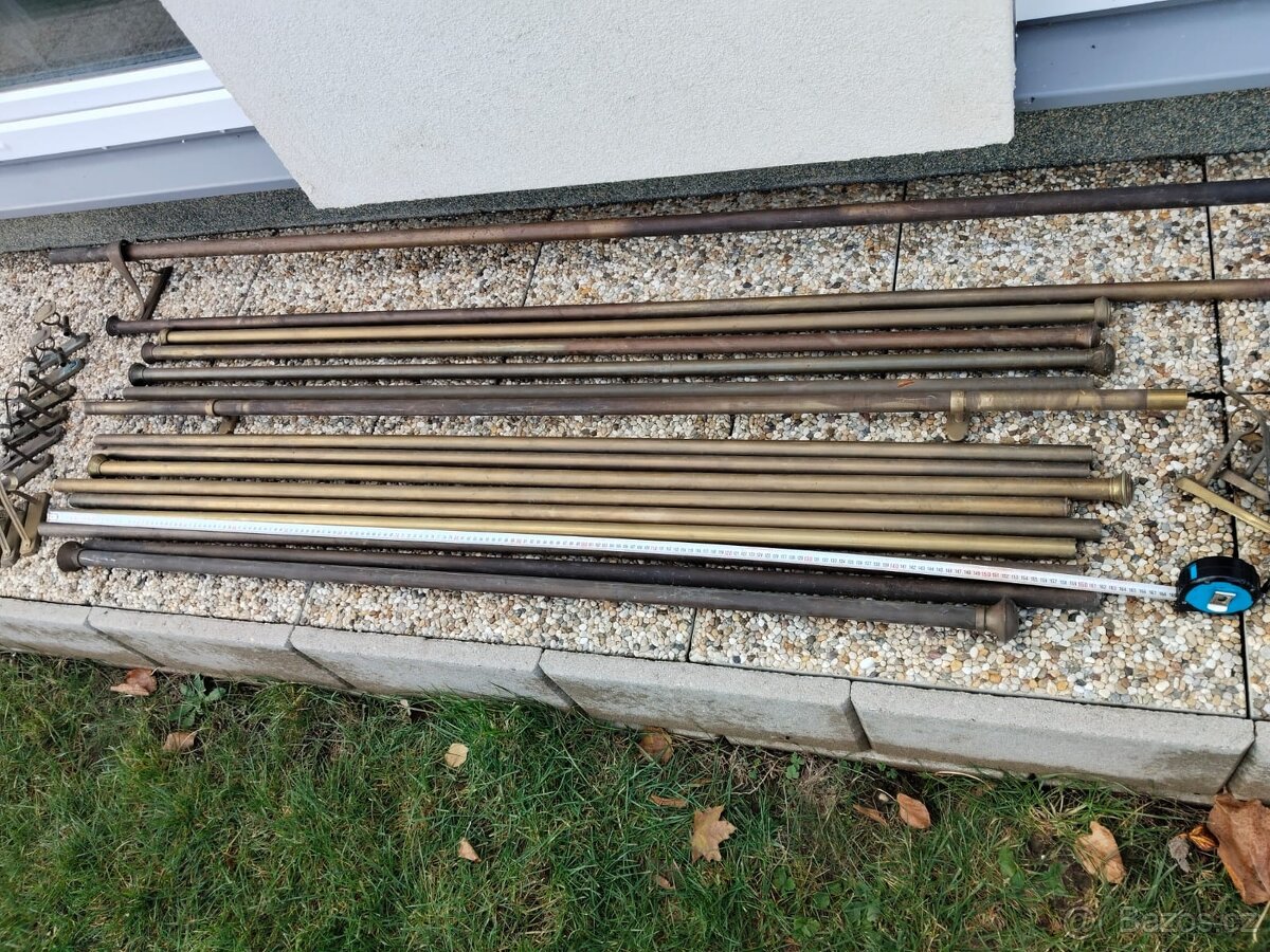 Stare mosazne konzole na zaclony - 12