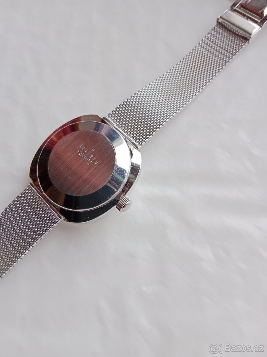 Krásné funkční postříbřené hodinky Zentra - 12