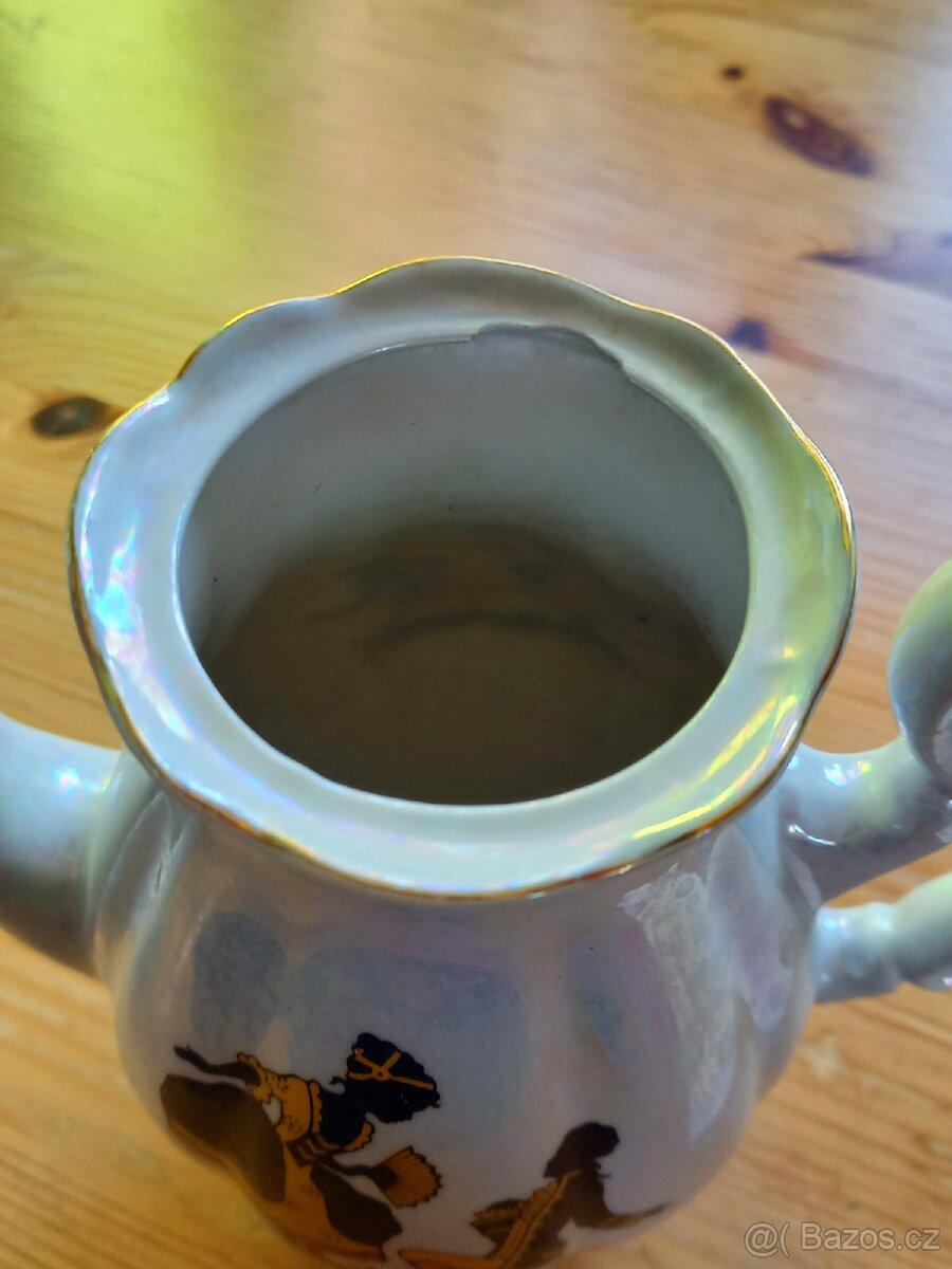 Perleťový porcelánový servis - 12