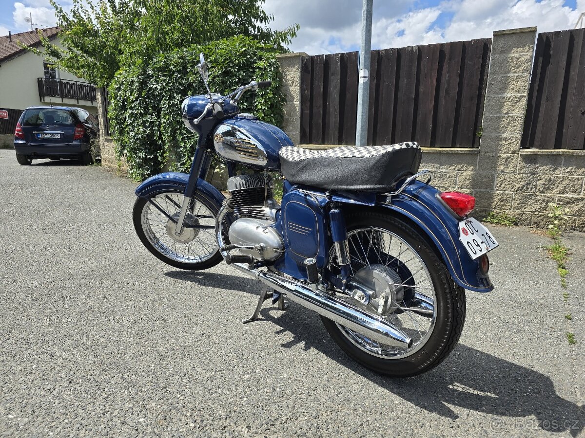 Jawa 350/361 Sport po profesionální renovaci,malá SPZ - 12