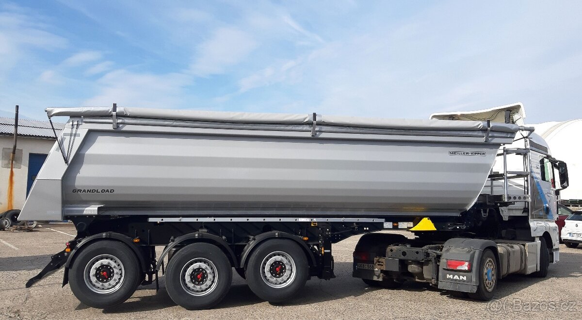 MEILLER 26 m3 / 2 ZVEDAČKY / BRZDA FINIŠERU / 6.440 kg - 12