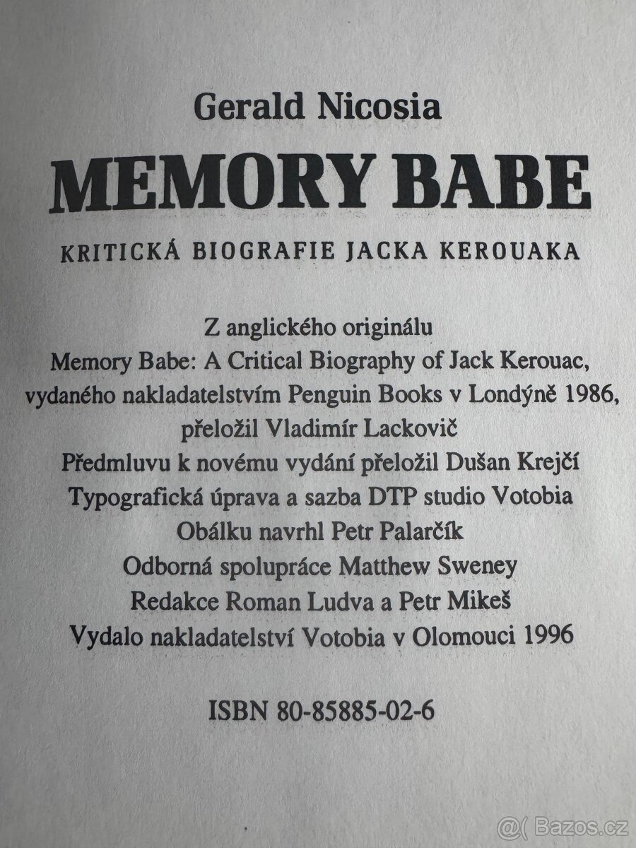 Gerald Nicosia Memory babe Jack Kerouak - 12