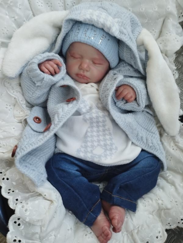 Zajíčková 2 dílná sada - 48% merino - 12