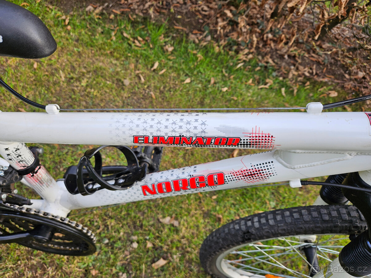 Rychlejší 20" dětské horské hliníkové kolo NORCO, rám 11" - 12