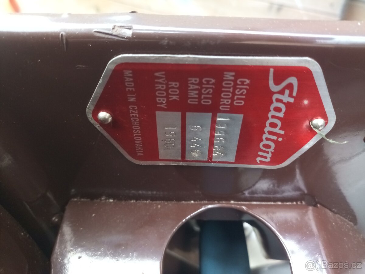 Prodám mopedy Stadion S 22 r.1960 - 12