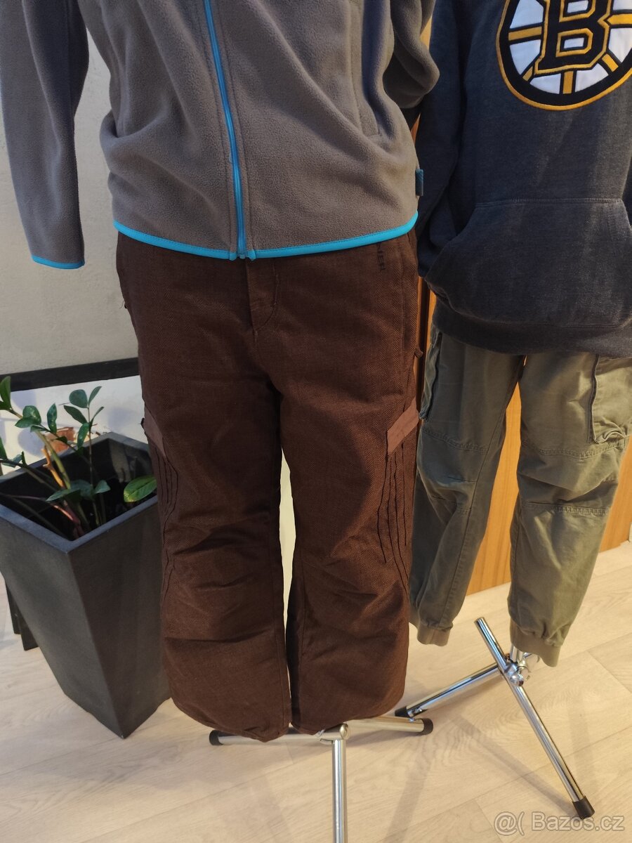 Hnědý lyžařský/snowboard set 12let - 12