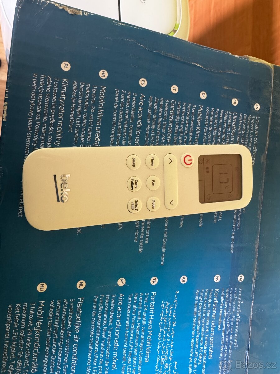 Mobilní klimatizace Beko BP-1125C chladí i topí - 12