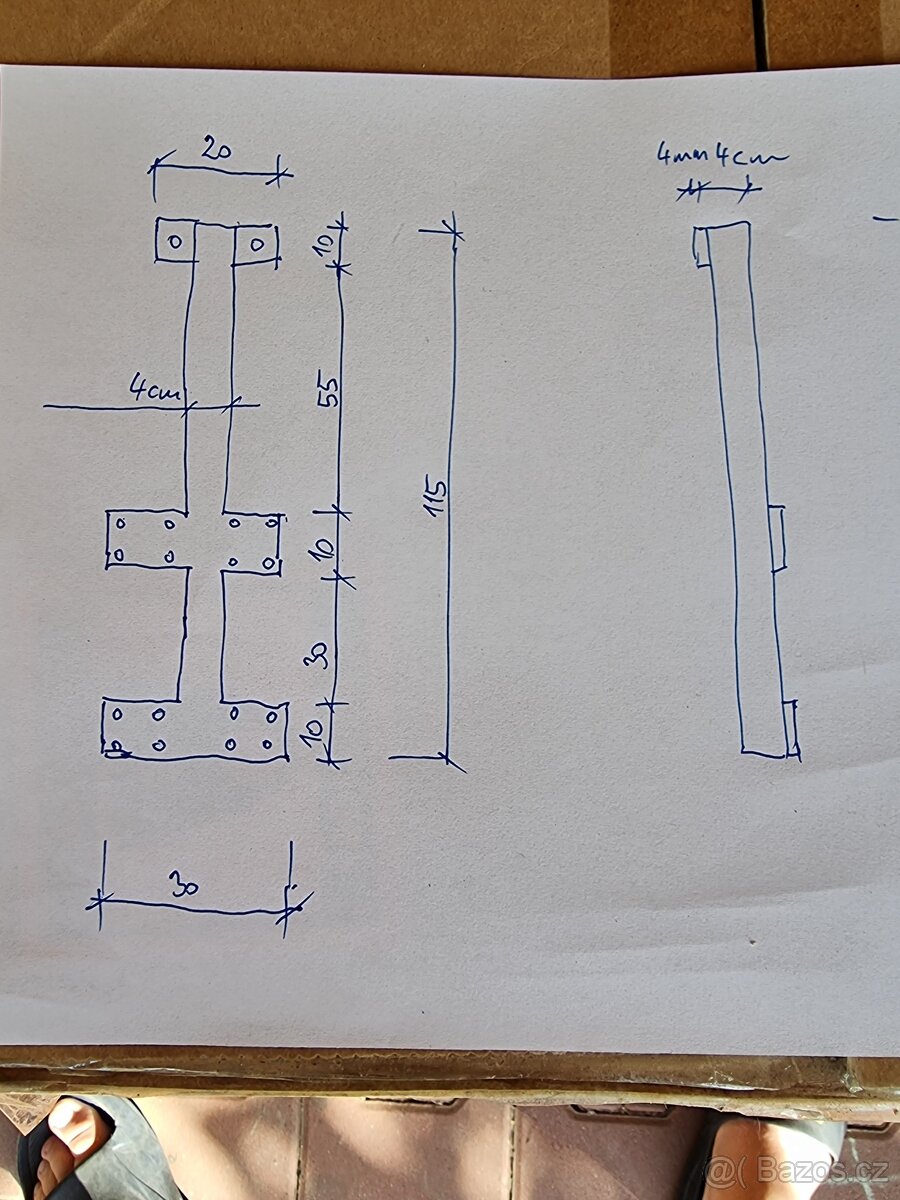 Stojka zabradlí - 12