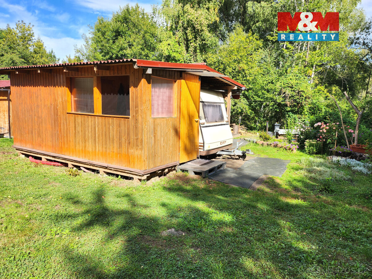 Prodej, karavan s dřevěnou přístavbou, Hradec u Kadaně - 12