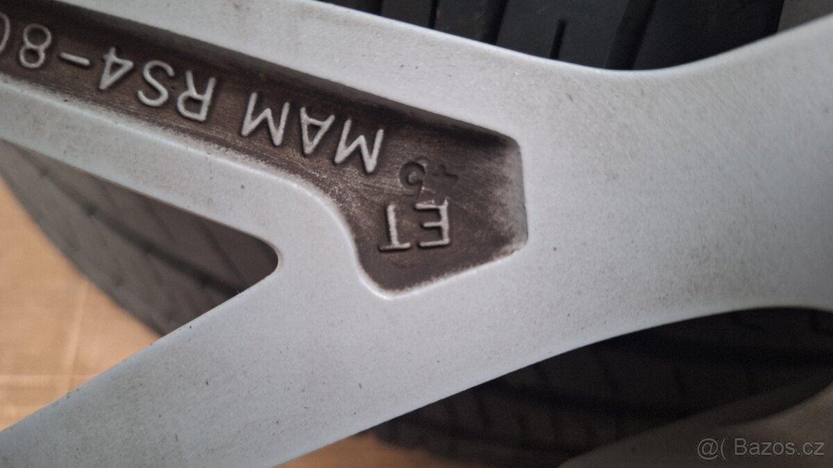 Alu kola VW 18" 5x112 letní pneu 225/40 R18 6-7mm Golf - 12