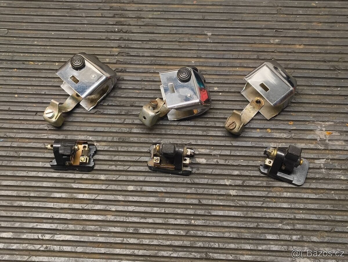 Přepínač světel plyn Jawa 634 350 první typ bizon řidítka - 12