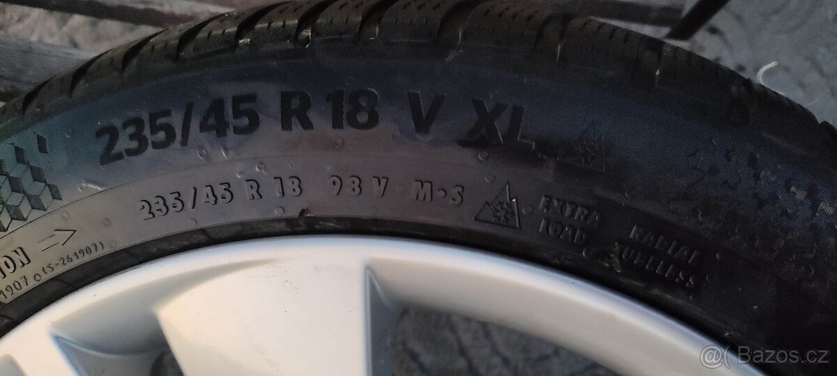 4ks ALU kol 18" ZENITH+zimní Continental - 12