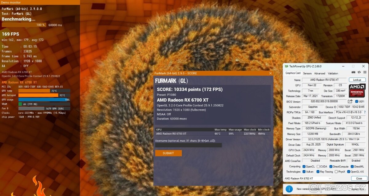 AMD Ryzen 7 5700, 32GB RAM, RX 6700 XT 12GB, 1TB NVMe - 12