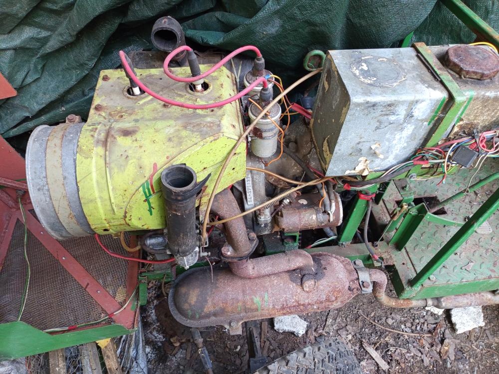 Traktor domácí výroby. - 12